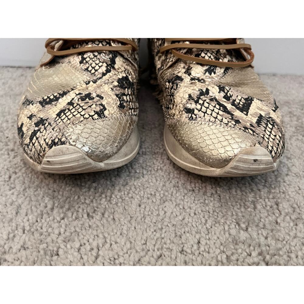 Esseutessemetallic Python Print Lamb Leather Frin… - image 3